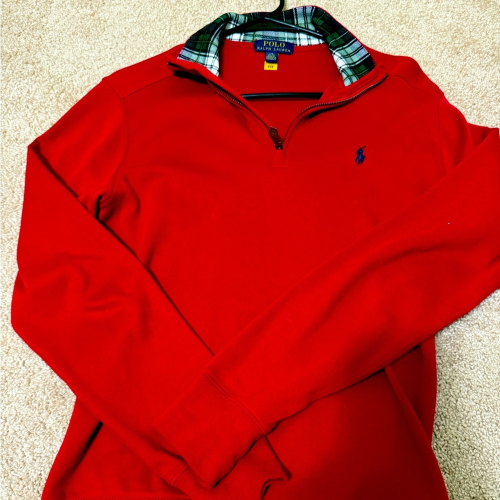 Polo sweatshirt, age 14/16